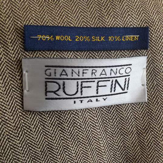 Gianfranco Ruffini Wool Suit Jacket Sz 44S Nwt image number 5