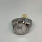 Designer Michael Kors MK-3919 Silver-Tone White Dial Analog Wristwatch image number 3