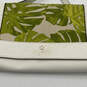 Womens White Green Leather Tropical Print Semi Chain Strap Crossbody Bag image number 5