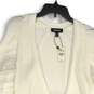 NWT Express Womens White Long Sleeve Open Front Cardigan Sweater Size XS image number 3