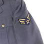 VTG US Air Force Men's Blue Tropical Wool Military Coat Size 37L image number 4
