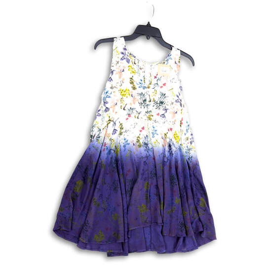 NWT Womens Multicolor Floral Sleeveless Back Button Sundress Size Small image number 3