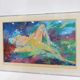 Leroy Neiman Large Signed Numbered Nude Woman Serigraph Print