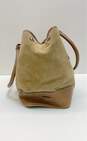 Vintage COACH D04S-5132 Tan Suede Leather Large Tote Bag image number 6