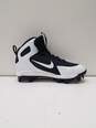 Nike Alpha Huarache Pro Black, White Cleats 923434-011 Size 5Y/6.5W image number 6
