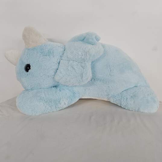 Uoozii Light Blue Triceratops Weighted Stuffed Animal image number 3