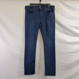Paige Women Blue Straight Jeans Sz 34
