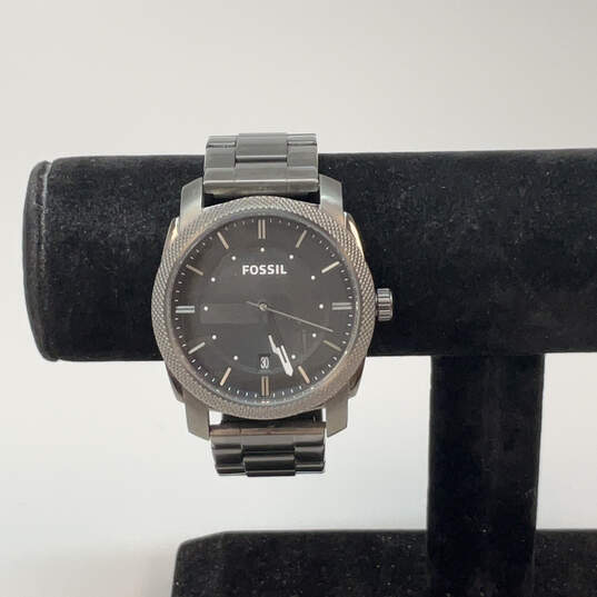 Designer Fossil FS4774 Stainless Steel Round Dial Quartz Analog Wristwatch image number 1