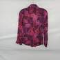 Dolce & Gabbana Women's Rose Floral Print Button Up Blouse Size 40 image number 2