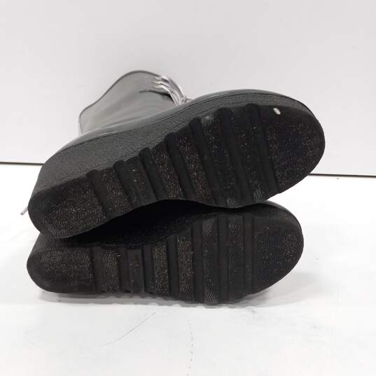 Women's Black Waterproof Boots Size 7 image number 7