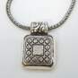 Brighton Silver Tone / Gold Tone Pendant 18in Necklace 17.4g image number 2