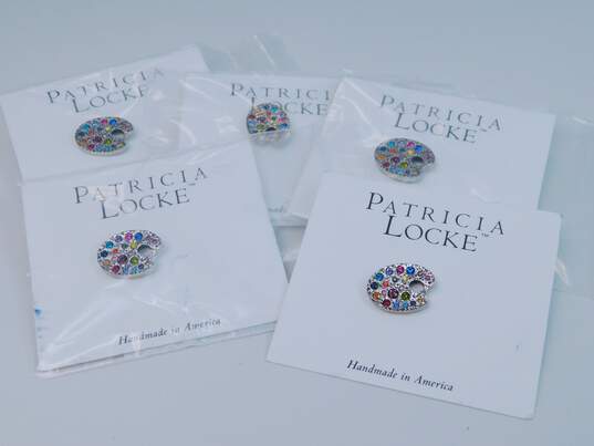 Patricia Locke Marwen Chicago 20th Anniversary Artist Palette Pin 46.4g image number 2