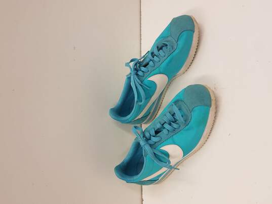 Nike Classic Cortez Nylon 749864 410 Womens Old School Retro Gamma Blue Size 9 image number 3