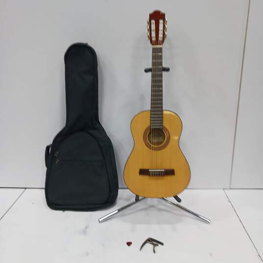 Hohner Acoustic Guitar HCO2 w/ Capo, Pick, & Case image number 1