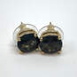 Designer Kate Spade Gold-Tone Black Rise And Shine Stud Earrings w/ Dustbag image number 3