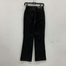 Womens Black Denim Dark Wash Regular Fit Bootcut Leg Jeans Size 4 alternative image