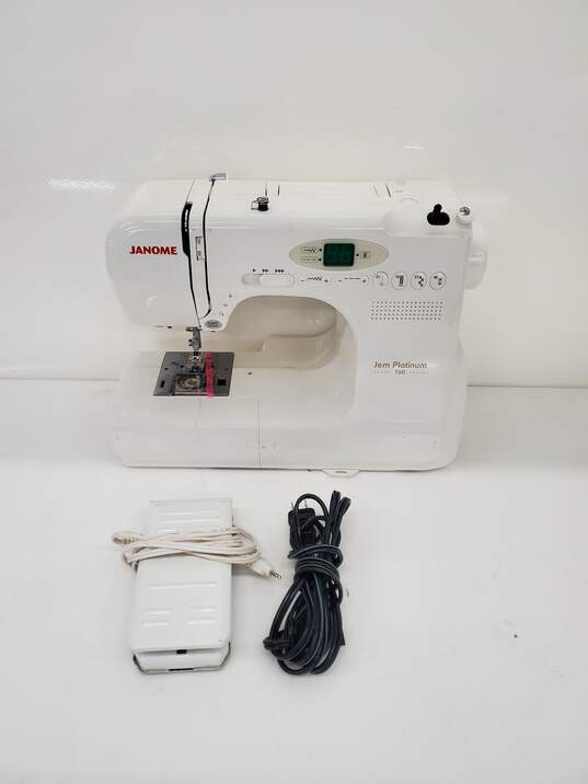 Janome Jem Platinum 760 Sewing Machines Untested image number 2