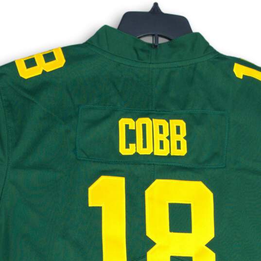 Nike Mens Green Bay Packers Randall Cobb #18 NFL Football Pullover Jersey Sz XL image number 4