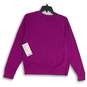 NWT Athleta Womens Purple Crew Neck Long Sleeve Sundown Pullover Sweatshirt XS image number 2