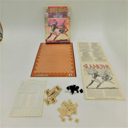 Vintage 1981 Gladiator Board Game By Avalon Hill image number 1
