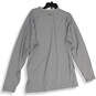 Mens Gray Long Sleeve Crew Neck Regular Fit Pullover T-Shirt Size XL image number 2