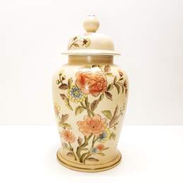Andrea by Sadek Large 15in Tall Porcelain Ginger Spice Jar