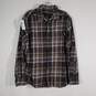 Mens Plaid Regular Fit Long Sleeve Collared Button-Up Shirt Size XXL image number 1