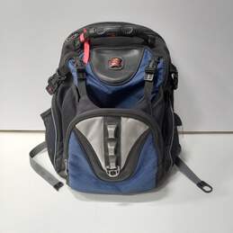 Swiss Gear Blue/Black/Gray/Red 17 Inch Laptop Backpack