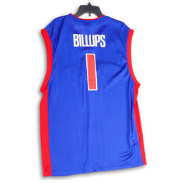 Mens Blue Red Detroit Pistons Chauncey Billups #1 NBA Jersey Size XL alternative image