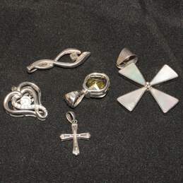 Assortment of 5 Sterling Silver Pendants - 15.66g