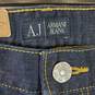 Armani Jean Men Blue Reg Fit Jeans Sz 32 Nwt image number 2