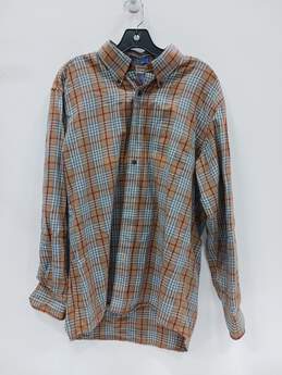 Pendleton Men's Flannel LS Button Down Cotton Blend Shirt Size Large L