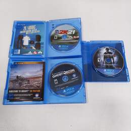 Bundle of 6 Assorted SONY PlayStation 4 PS4 Video Games alternative image
