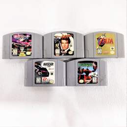 Nintendo 64 N64 Video Game Lot of 5 Loose alternative image