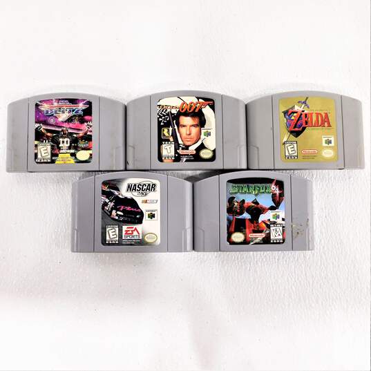 Nintendo 64 N64 Video Game Lot of 5 Loose image number 2