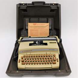 Smith Corona Coronamatic Deville Cartridge Portable Electric Typewriter W/ Case & Manual