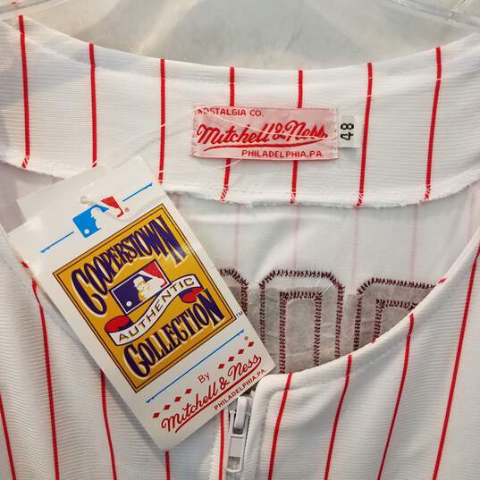 Buy the Mitchell & Ness Cooperstown Collection MLB Philadelphia Phillies  Pete Rose Baseball Jersey Adult Size 48