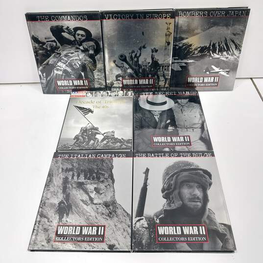 7pc. World War II  Book Collection By Time Life Books image number 1