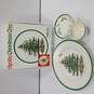 Pair of Spode Christmas Tree Buffet Sets IOB image number 1