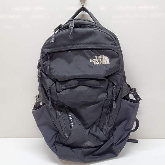 The North Face Surge Backpack Rucksack Nylon Black image number 1