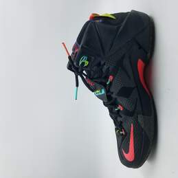 Nike Lebron 12 'Data' Sneakers Men's Sz 11.5 Black/Infrared alternative image