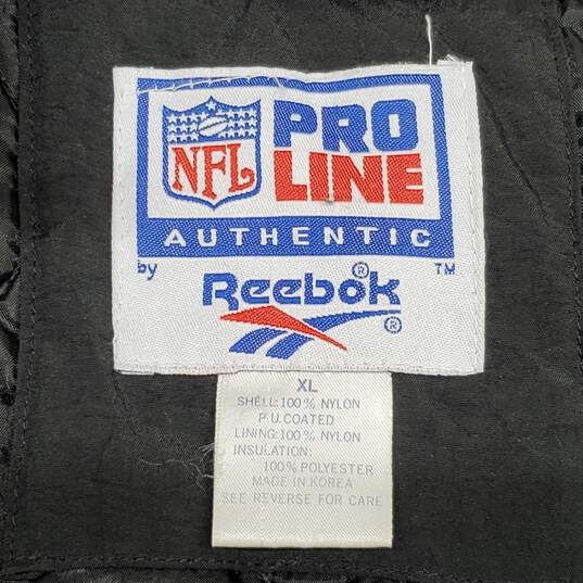 Reebok NFL Raiders Winter Jacket Men's Size XL image number 3