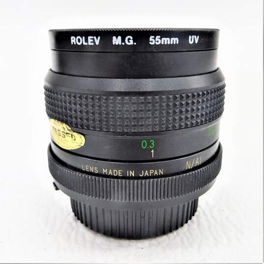 Nikon FE SLR 35mm Film Camera With 2 Lenses & Case image number 7
