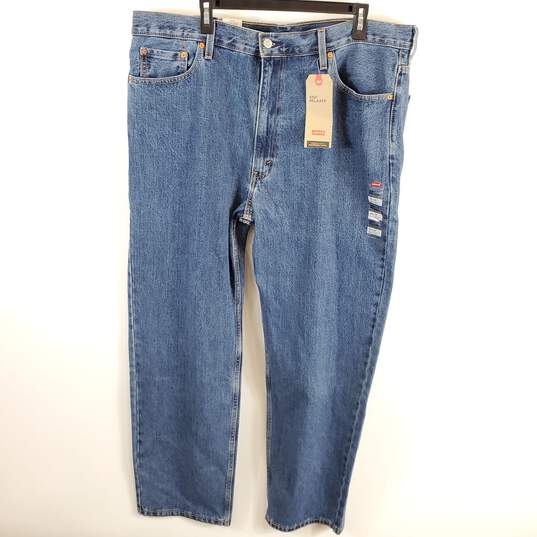 Levi's Men Blue Relaxed Straight Jeans Sz 44 NWT image number 1