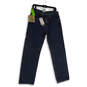 NWT Mens Blue Denim Medium Wash Ankle Skinny Leg Jeans Size 32X32 image number 1
