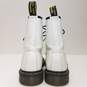 Dr Martens Leather 1460 Combat Boots White 10 image number 4
