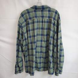 Patagonia Organic Cotton Long Sleeve Full Button Up Shirt Size 3XL alternative image