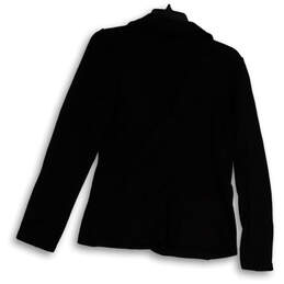 Womens Black Notch Lapel Long Sleeve Single Breasted Three Button Blazer M alternative image
