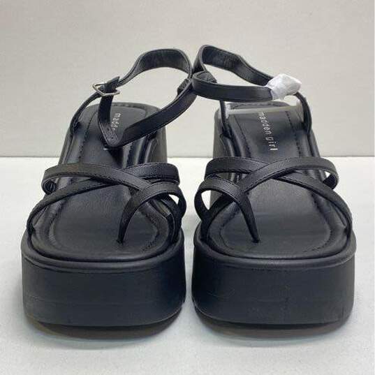Madden Girl Vaultt Wedge Sandals Black 6.5 image number 3