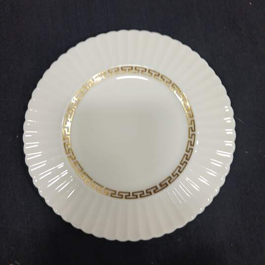 Bundle of 6 Lenox White and Gold Plates image number 5